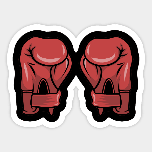 Boxing Gloves Sticker by fromherotozero